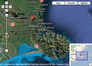 ReserveGroup Christchurch Office Location Map