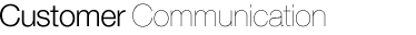 ReserveGroup Customer Communication