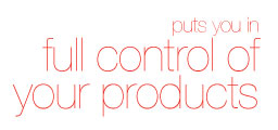 The évoSuite e-Store puts you in control of your products